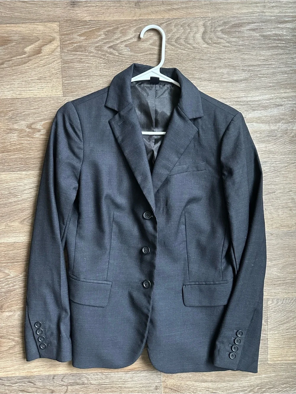 GAP Women’s Dark Gray Tailored Academy Blazer Jacket Size 6